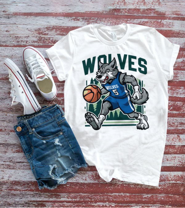 Wolves Basketball Vintage Minnesota Timberwolves T-Shirt