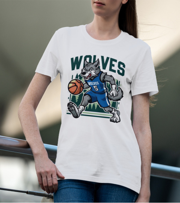 Wolves Basketball Vintage Minnesota Timberwolves T-Shirt