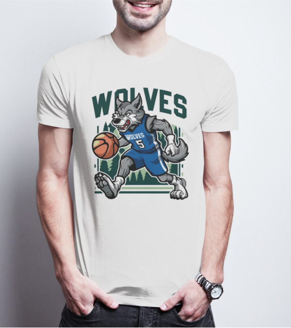 Wolves Basketball Vintage Minnesota Timberwolves T-Shirt