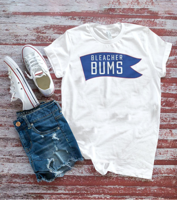 Bleacher Bums Blue Flag Banner T-Shirt