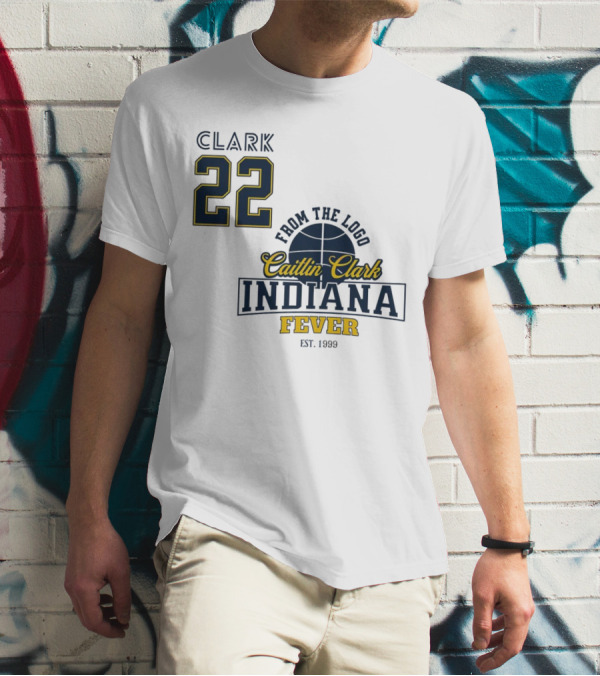 Clark 22 From The Logo Caitlin Clark Indiana Fever Est. 1999 Basketball T-Shirt