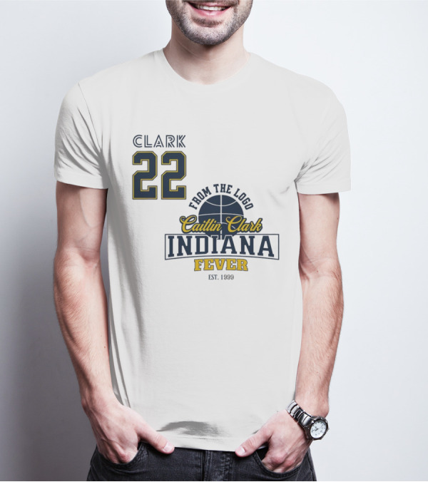 Clark 22 From The Logo Caitlin Clark Indiana Fever Est. 1999 Basketball T-Shirt