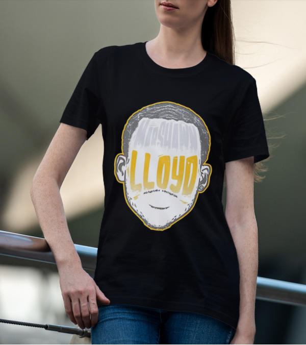 MarShawn Lloyd Face Illustration Football Packers Influence T-Shirt