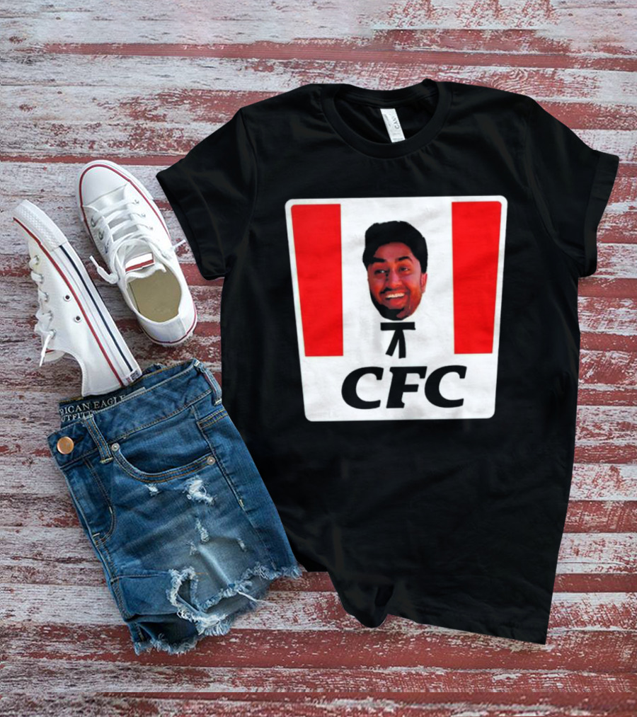 Mafs Collins CFC Parody Fried Chicken Face T-Shirt