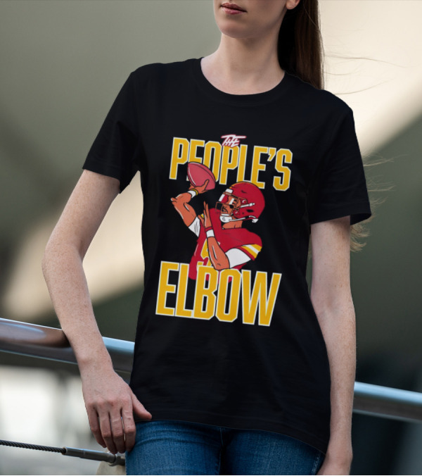 The People’s Elbow Washington Commanders Football Player Quarterback T-Shirt