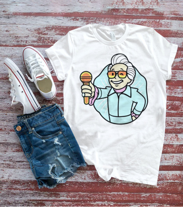 Vault Boy Elvis Microphone T-Shirt