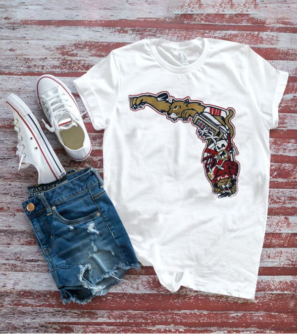 Florida Panthers Let's Hunt State Hockey T-Shirt