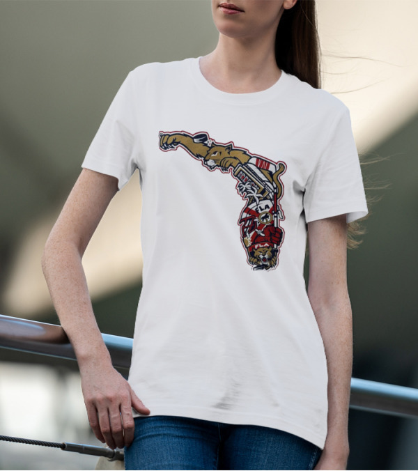 Florida Panthers Let's Hunt State Hockey T-Shirt