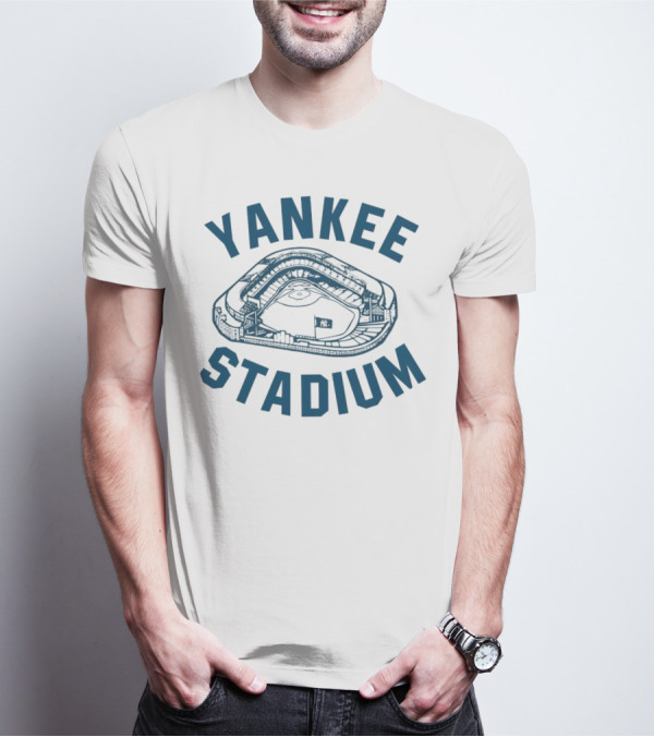 Yankee Stadium Baseball Illustration Yankees T-Shirt