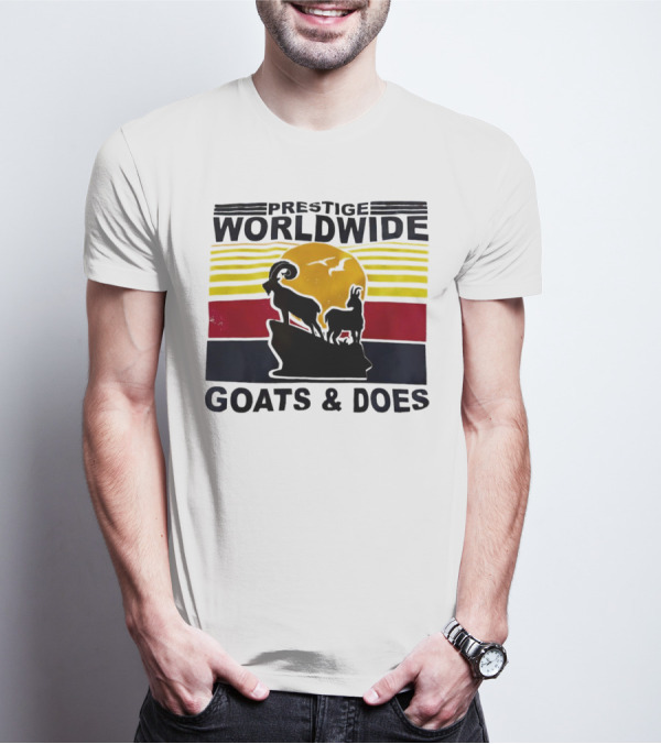 Prestige Worldwide Goats And Does Vintage Sunset T-Shirt