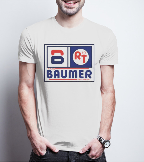 Richie Baumer Tenenbaum Tennis Emblem RT T-Shirt