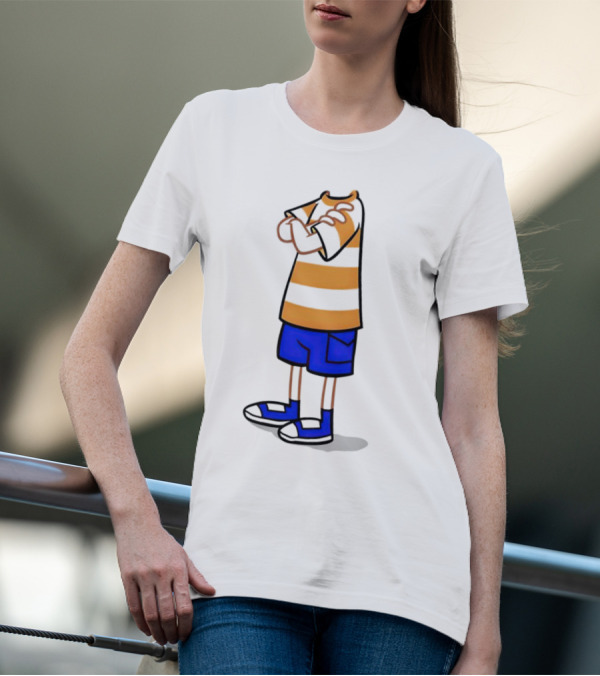 Phineas Ferb Cartoon Style Stun Body Outfit Blue Shorts T-Shirt