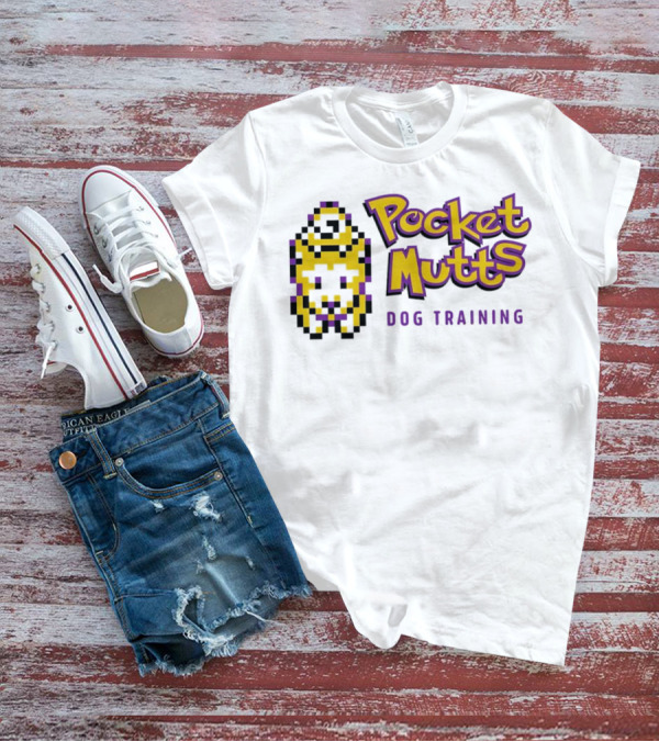 Pocket Mutts Dog Training Pixel T-Shirt