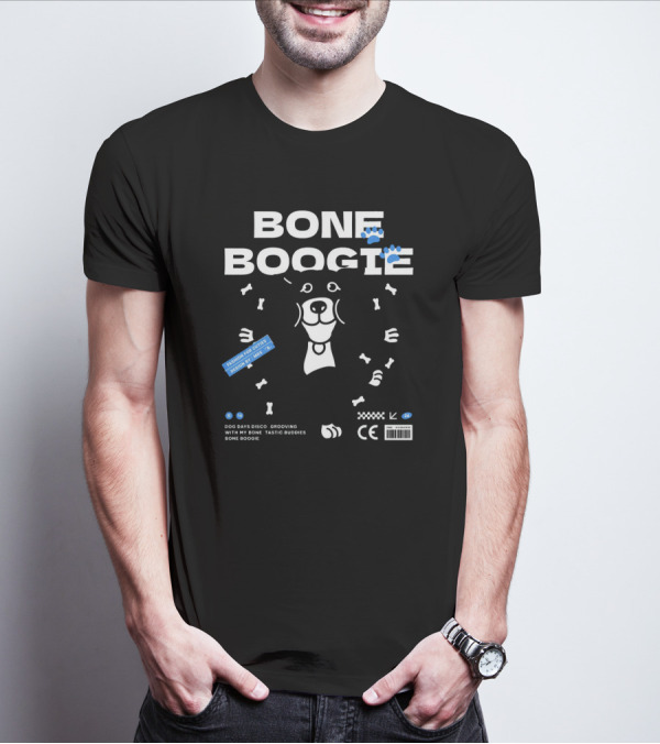 Bone Boogie Dog Days Disco Grooving With My Bone Tastic Buddies T-Shirt