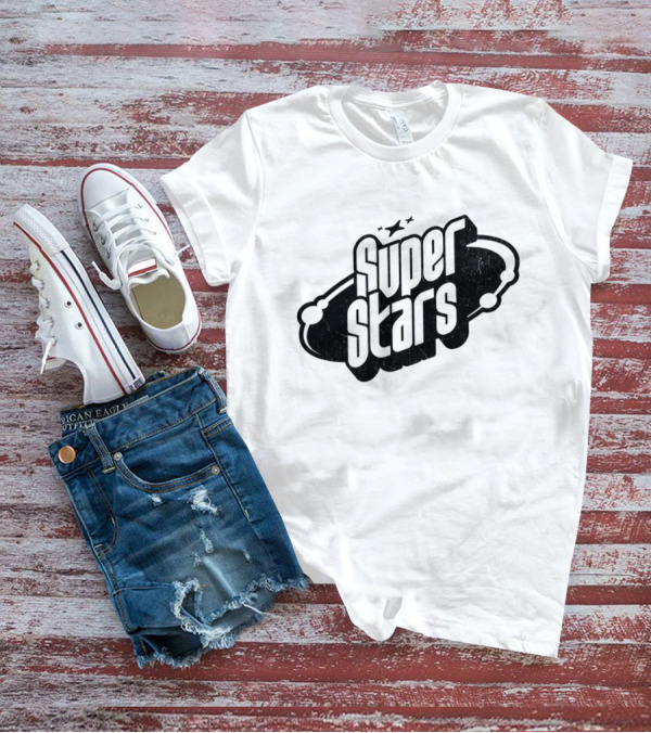 Super Stars Retro Galaxy Theme With Space Elements T-Shirt