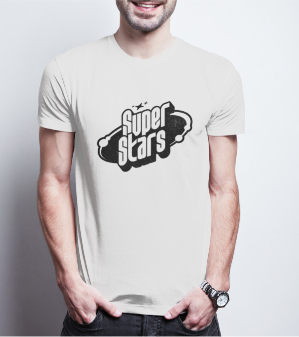 Super Stars Retro Galaxy Theme With Space Elements T-Shirt