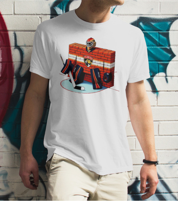 Florida Panthers Brick Wall Goalie Bod T-Shirt