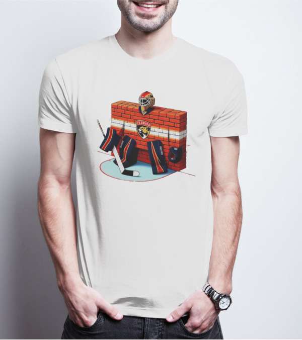 Florida Panthers Brick Wall Goalie Bod T-Shirt