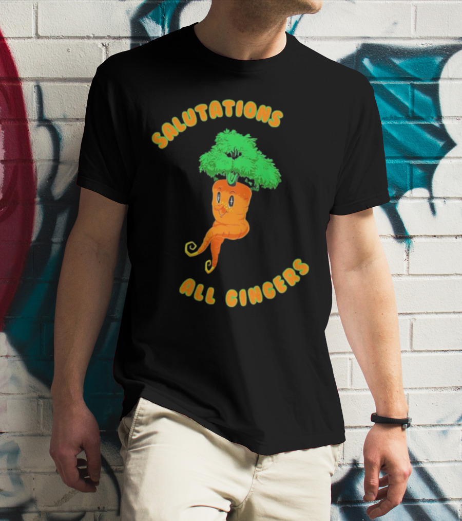 Salutations All Gingers Happy Carrot T-Shirt