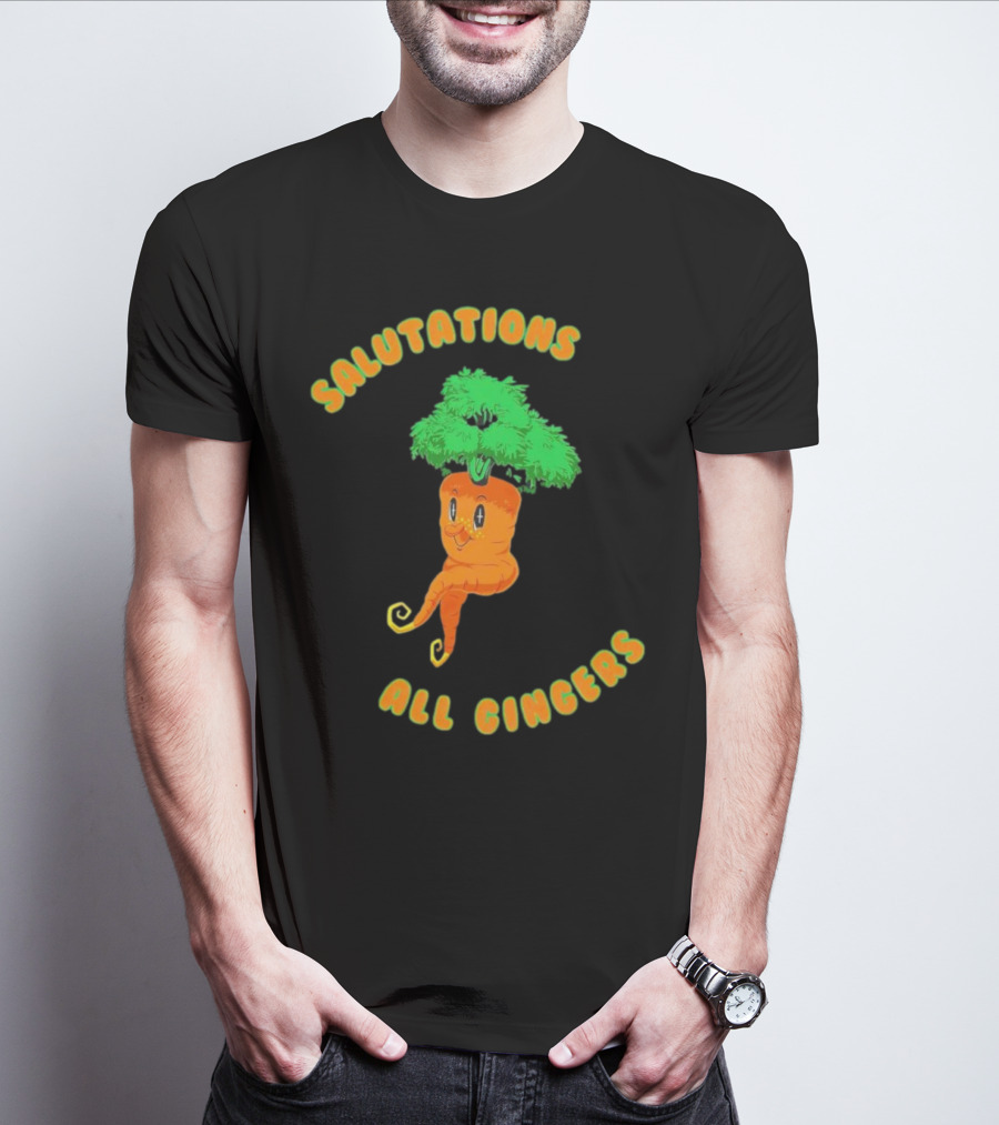 Salutations All Gingers Happy Carrot T-Shirt