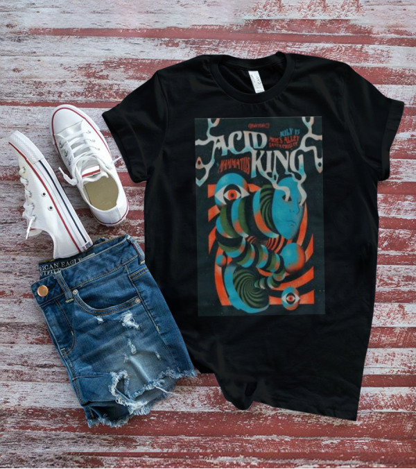 Acid King July 15 Moe's Alley Santa Cruz Mammatus T-Shirt