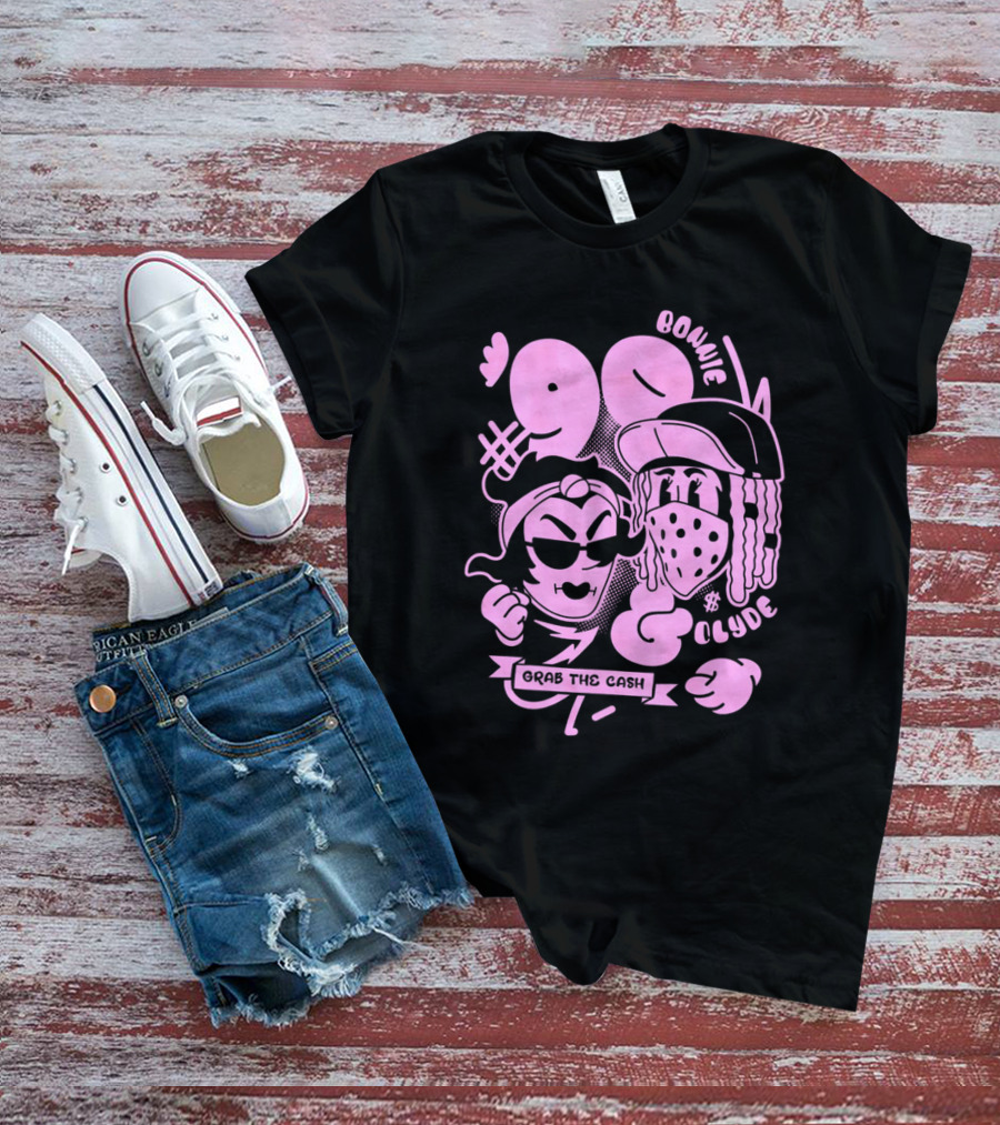 90 Bonnie And Clyde Grab The Cash T-Shirt