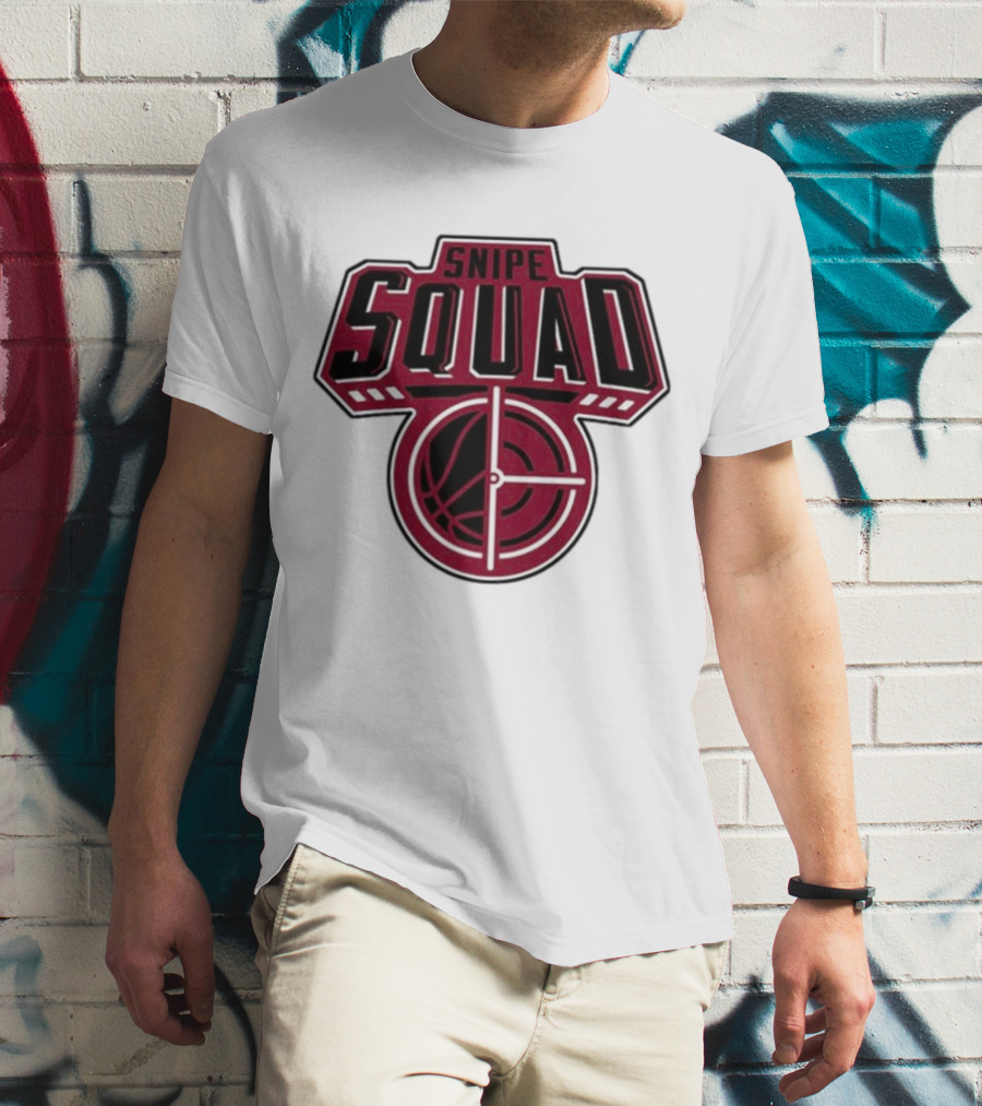Toronto Raptors Snipe Squad Basketball Target T-Shirt
