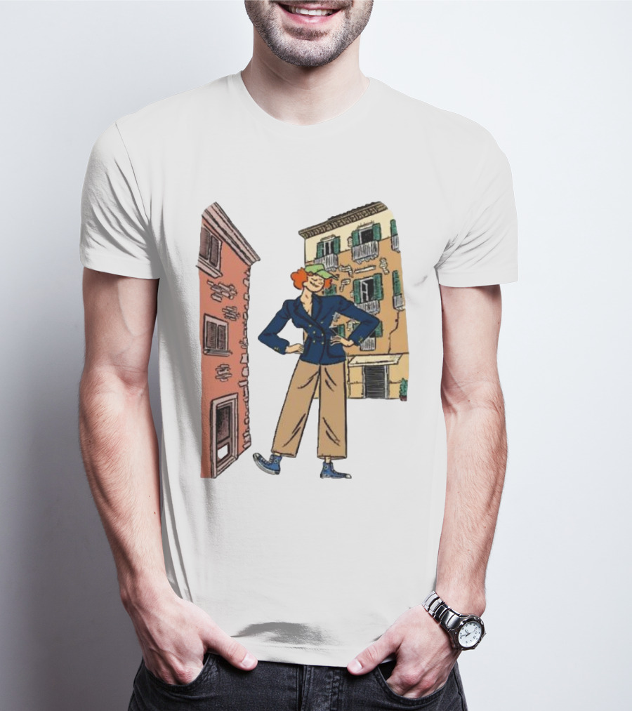 Dick Carroll X Roy Roger’s Positano Chic Casual Stroll T-Shirt