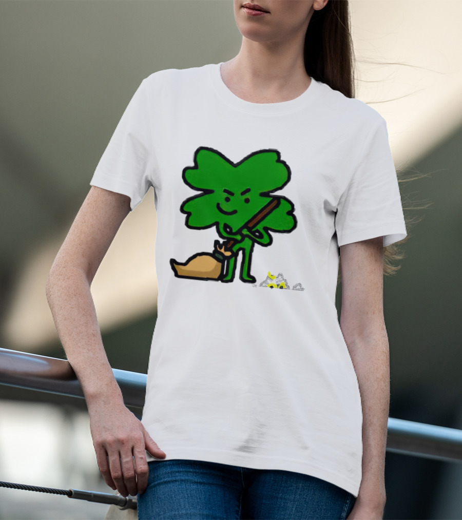 Boston Celtics Sweeping Shamrock Victory T-Shirt