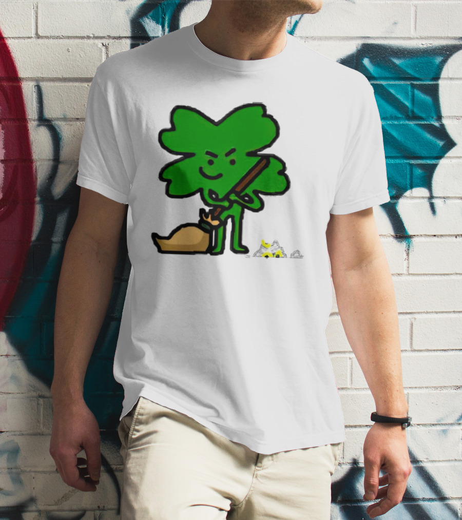 Boston Celtics Sweeping Shamrock Victory T-Shirt