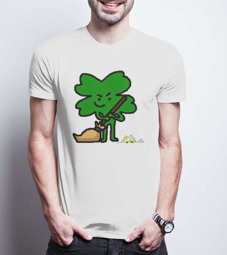 Boston Celtics Sweeping Shamrock Victory T-Shirt