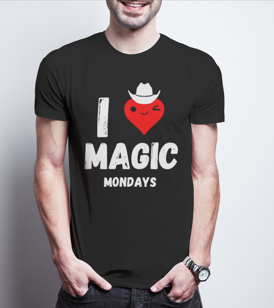 I Heart Cowboy Magic Mondays T-Shirt