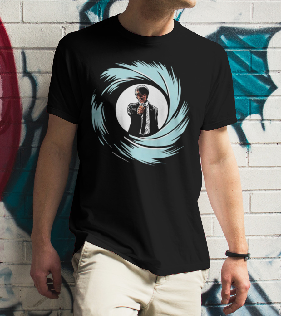 Jules Winnfield Agent BMF Bond Style Spiral T-Shirt