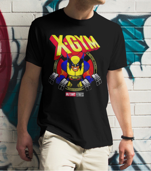 X-Gym Mutant Fitness Mutatis Mutandis Xavier N.Y. Wolverine T-Shirt