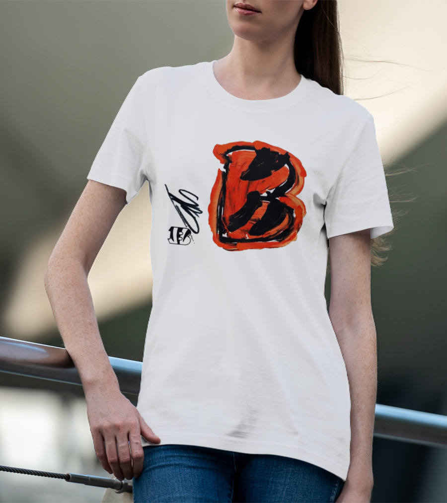 Rookies Cincinnati Bengals Bold Orange B T-Shirt