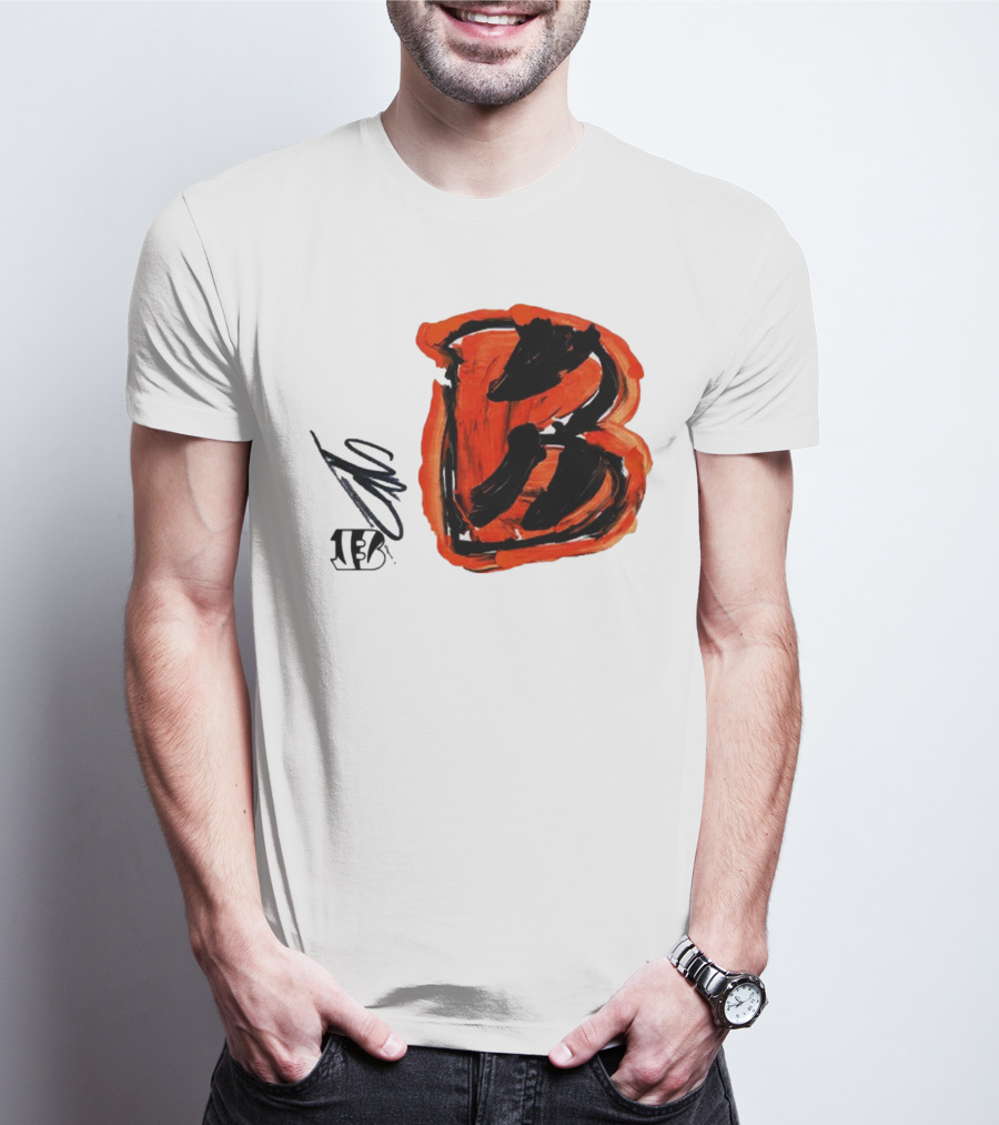 Rookies Cincinnati Bengals Bold Orange B T-Shirt