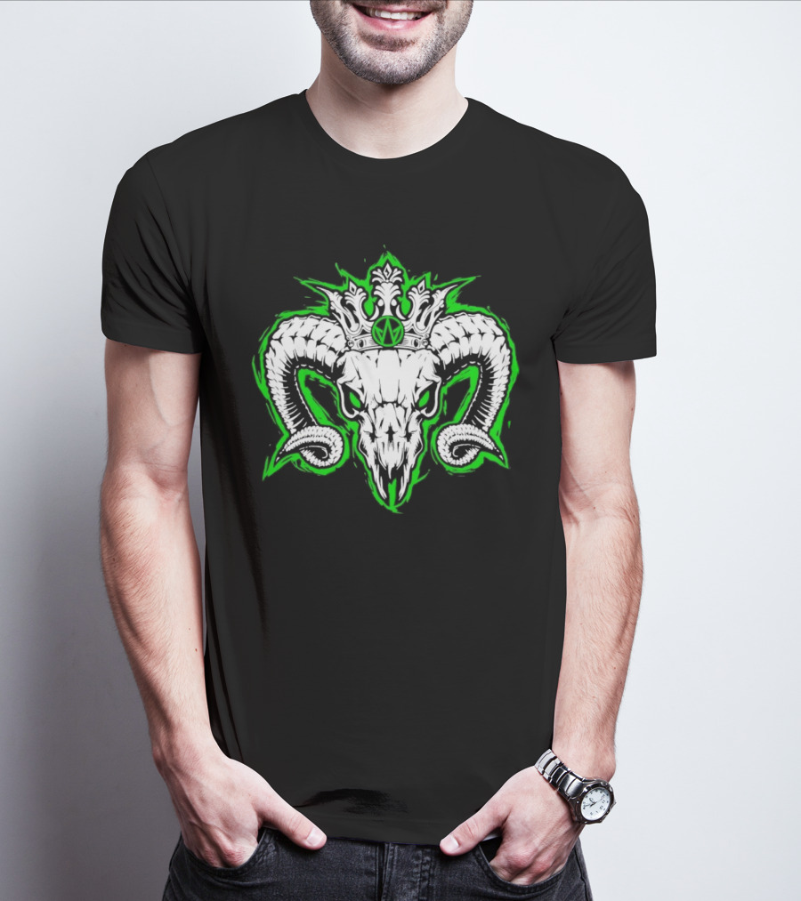Will Ospreay Goated Ram Skull Crown T-Shirt