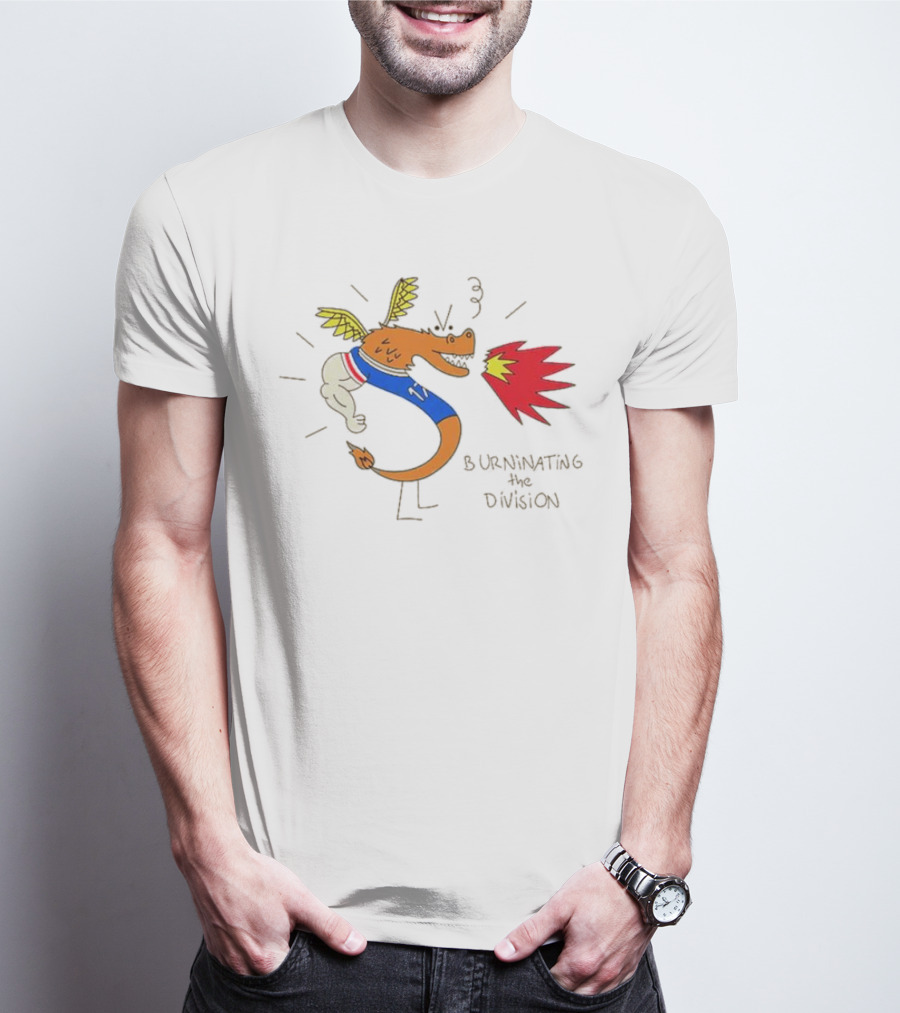 Buffalo Bills Burninating The Division Dragon Fireball T-Shirt