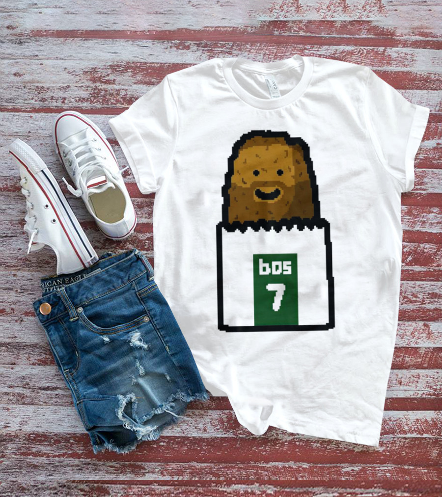 Jaylen Brown Celtics Hash Brown BOS 7 T-Shirt