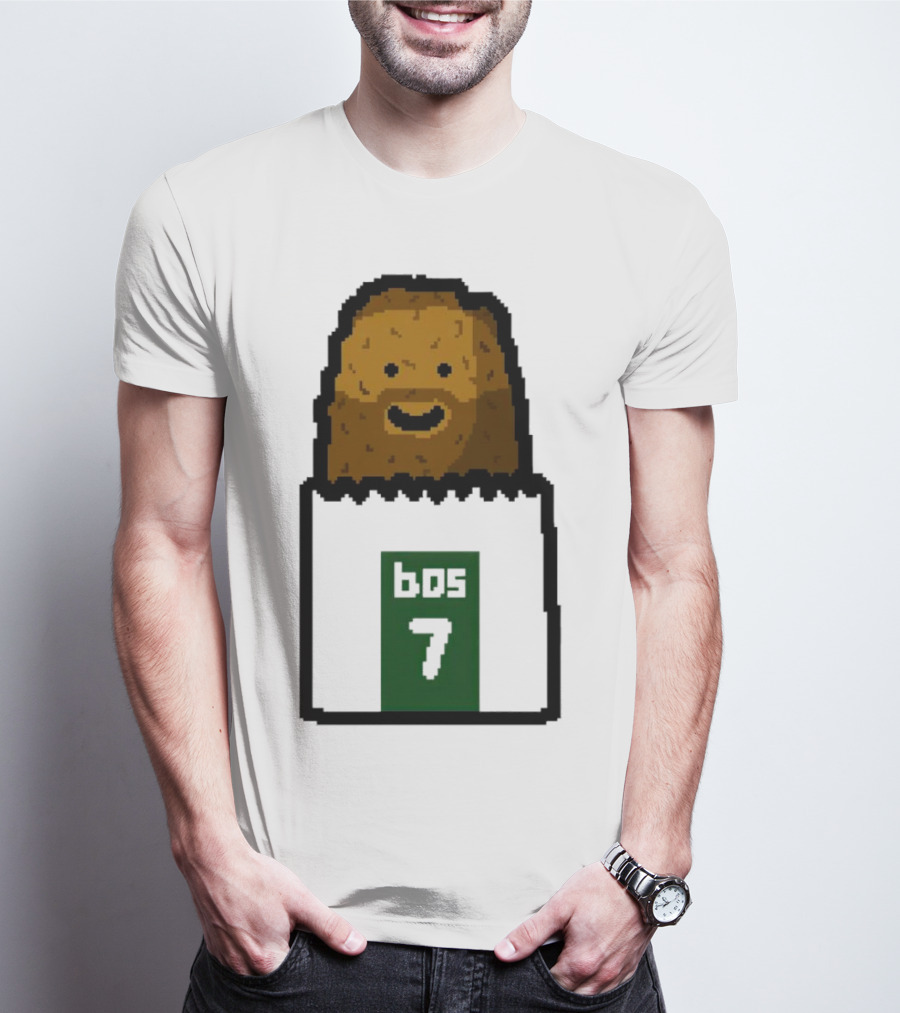 Jaylen Brown Celtics Hash Brown BOS 7 T-Shirt