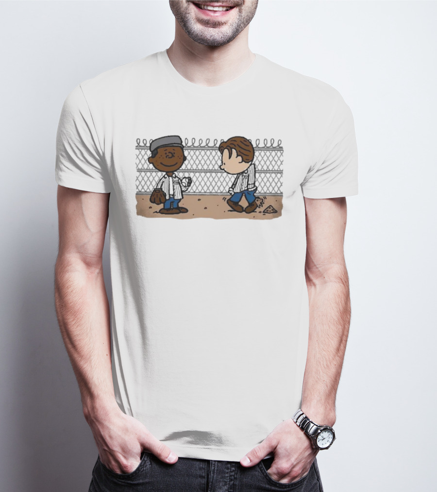 Red And Andy Yard Pals The Shawshank Redemption Peanuts Cartoon Crossover T-Shirt