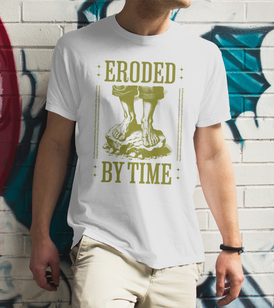 Eroded By Time Standing On Rock T-Shirt