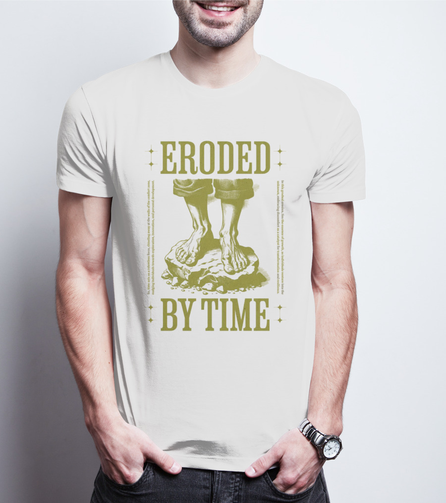 Eroded By Time Standing On Rock T-Shirt