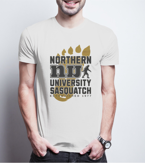 Northern University Sasquatch NU Established 1977 T-Shirt