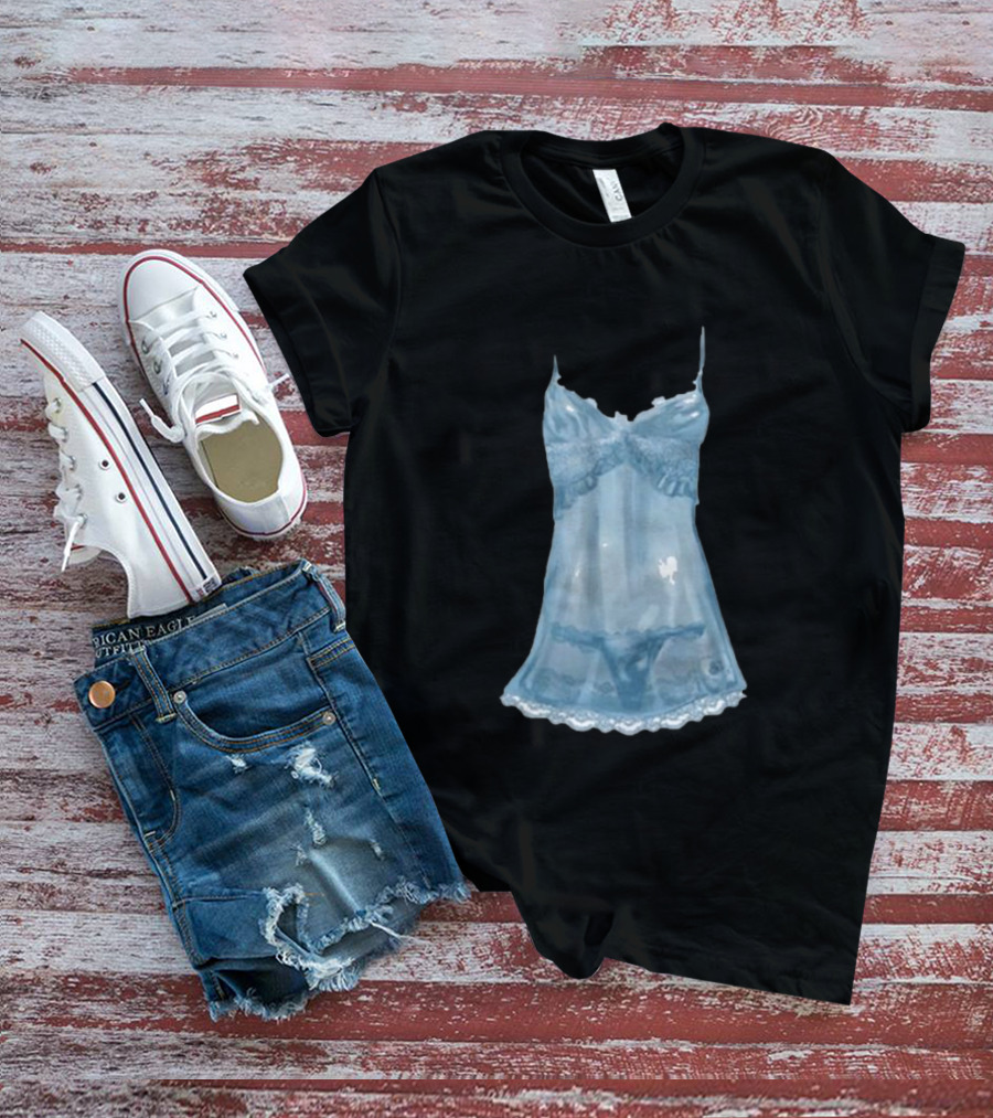 Sabrina Carpenter Blue Lingerie Nightwear T-Shirt