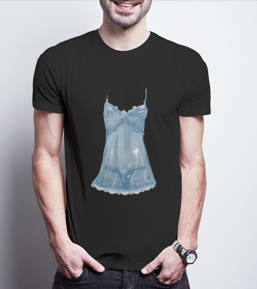 Sabrina Carpenter Blue Lingerie Nightwear T-Shirt