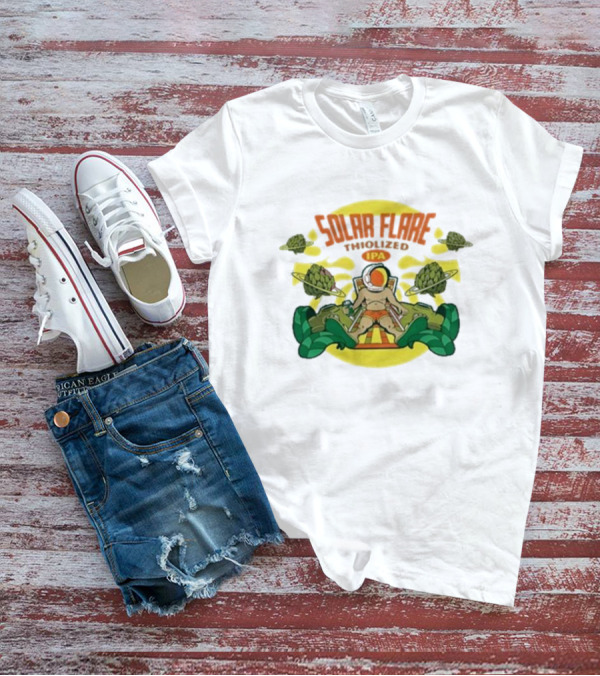 Solar Flare Thiolized Ipa Bright Sun Hop Astronaut Adventure T-Shirt