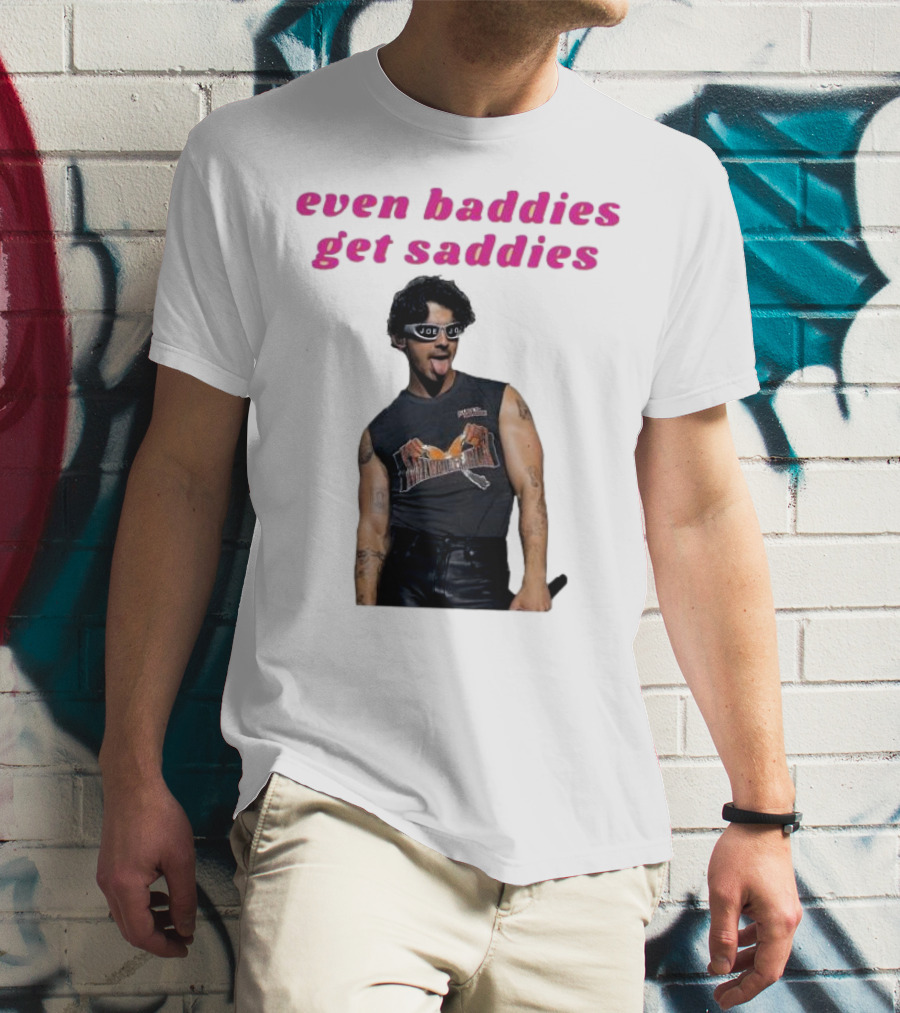 Joe Jonas Even Baddies Get Saddies Rocker T-Shirt