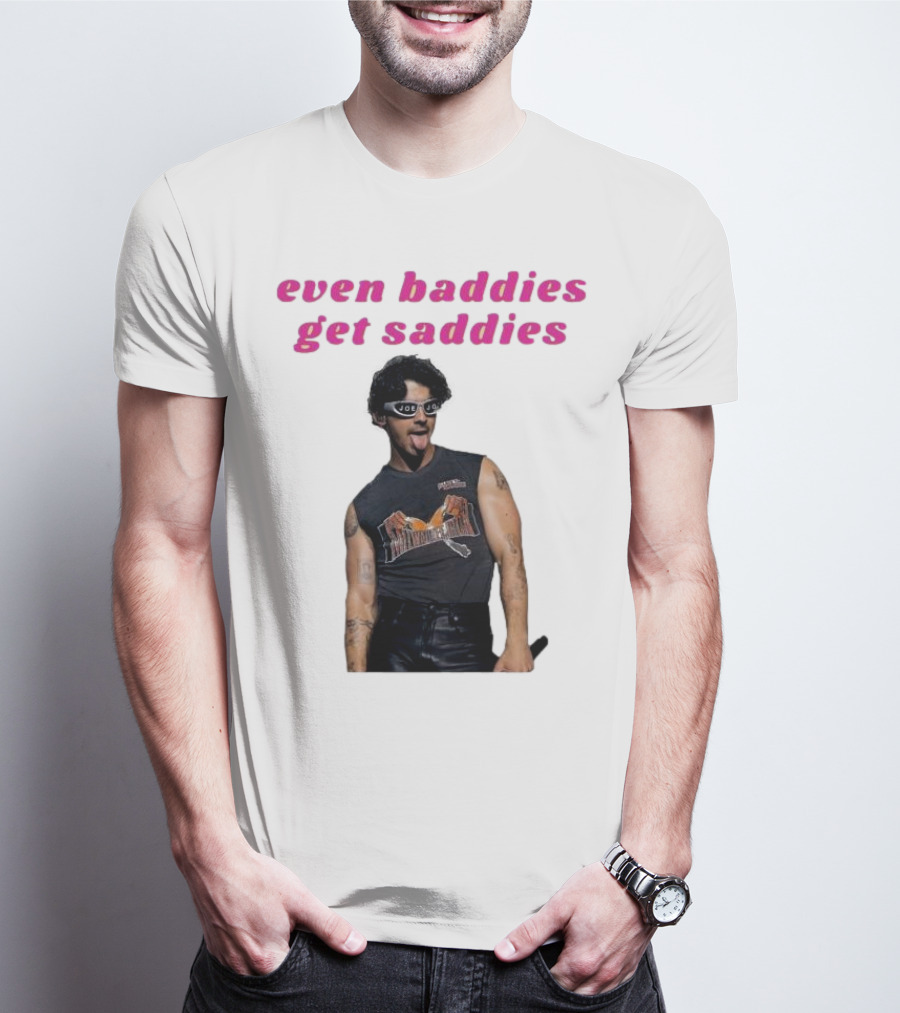 Joe Jonas Even Baddies Get Saddies Rocker T-Shirt