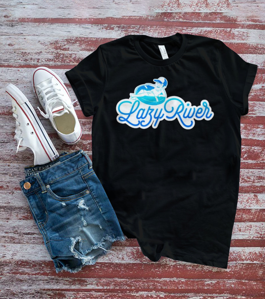 Lazy River Float Chill Relaxation Cartoon T-Shirt